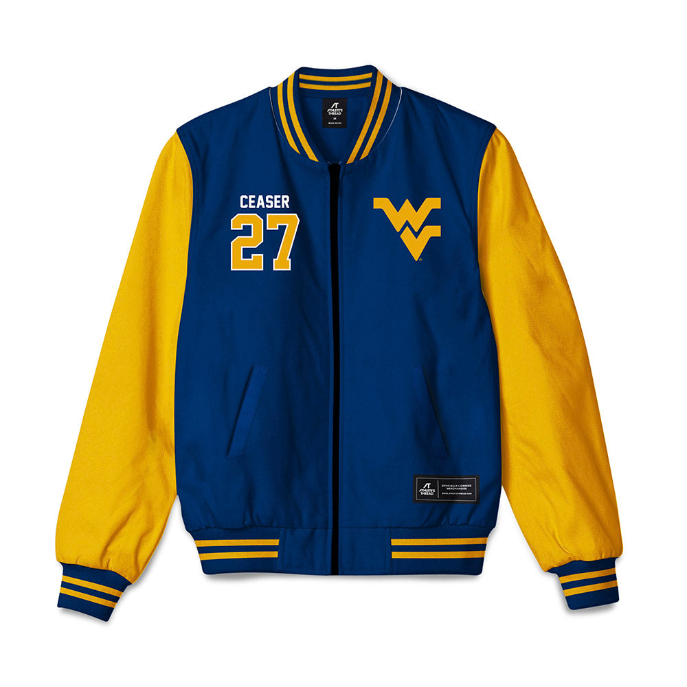 West Virginia - NCAA Women's Soccer : Isabel Ceaser - Bomber Jacket-0