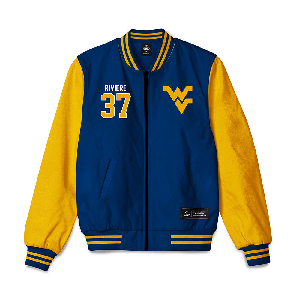 West Virginia - NCAA Women's Basketball : Celia Riviere - Bomber Jacket-0