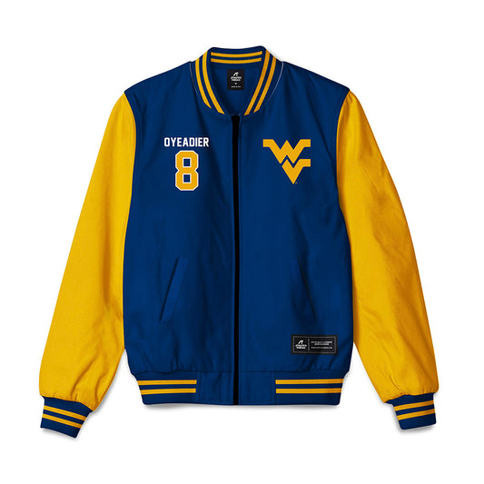 West Virginia - NCAA Men's Basketball : Abraham Oyeadier - Bomber Jacket-0