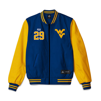West Virginia - NCAA Football : Preston Fox - Bomber Jacket-0