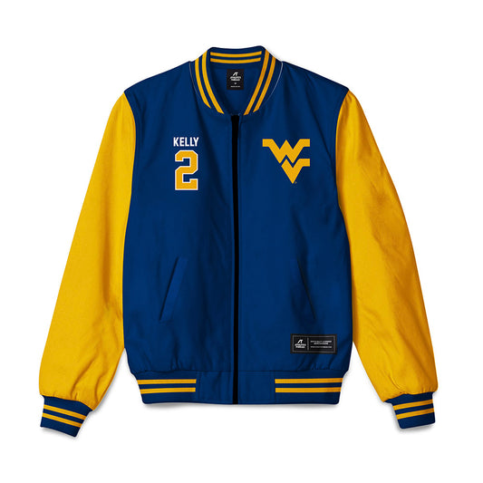 West Virginia - NCAA Baseball : Gavin Kelly - Bomber Jacket-0