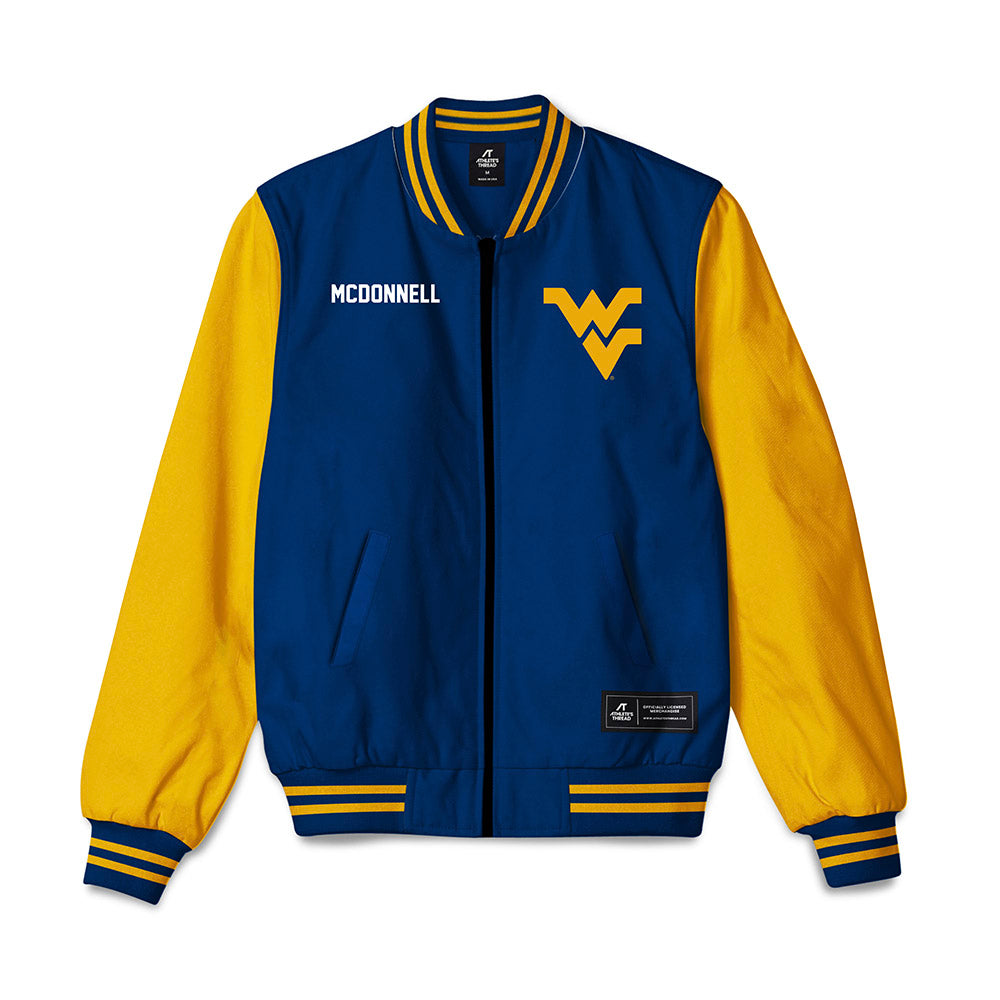 West Virginia - NCAA Women's Gymnastics : Jayden McDonnell - Bomber Jacket-0