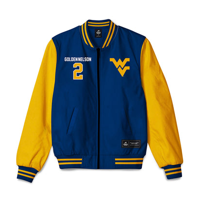 West Virginia - NCAA Football : Devonte Golden-Nelson - Bomber Jacket-0