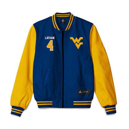 West Virginia - NCAA Football : Trey Lathan - Bomber Jacket