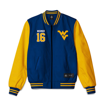 West Virginia - NCAA Football : Jeffrey Weimer - Bomber Jacket-0