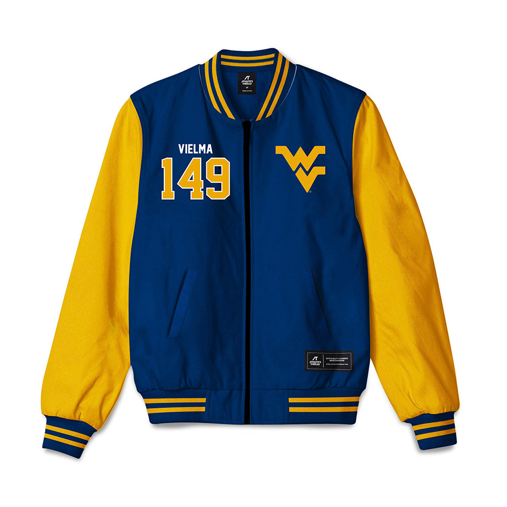 West Virginia - NCAA Wrestling : Lonzy Vielma - Bomber Jacket-0