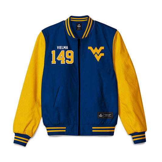West Virginia - NCAA Wrestling : Lonzy Vielma - Bomber Jacket-0