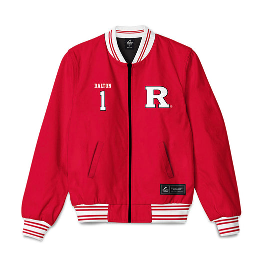 Rutgers - NCAA Men's Soccer : Ciaran Dalton - Bomber Jacket-0