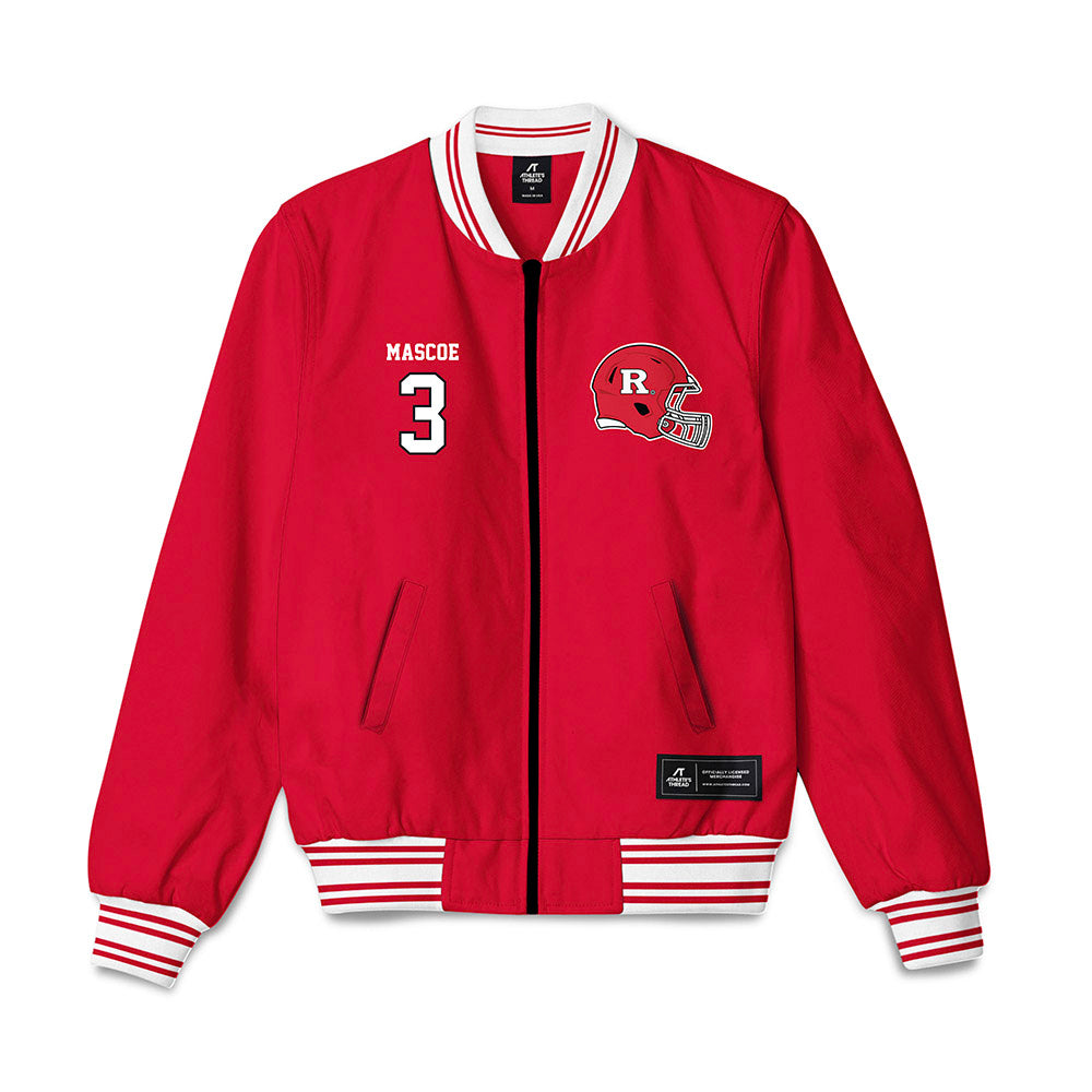 Rutgers - NCAA Football : Bo Mascoe - Bomber Jacket