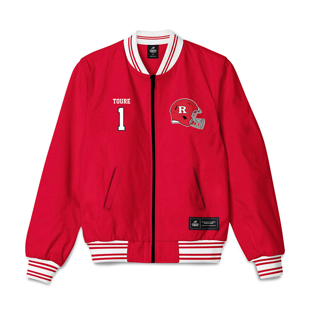 Rutgers - NCAA Football : FamH Toure - Bomber Jacket