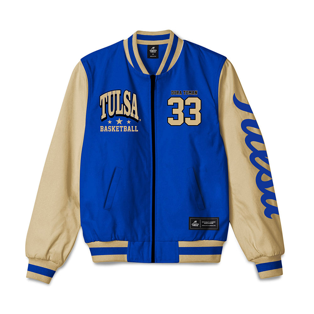 Tulsa - NCAA Women's Basketball : Dora Toman - Bomber Jacket-0