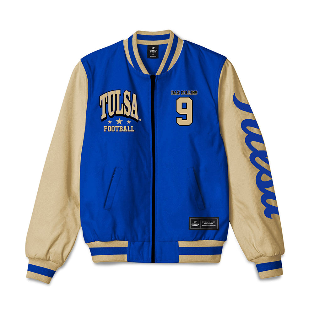 Tulsa - NCAA Football : Dax Collins - Bomber Jacket