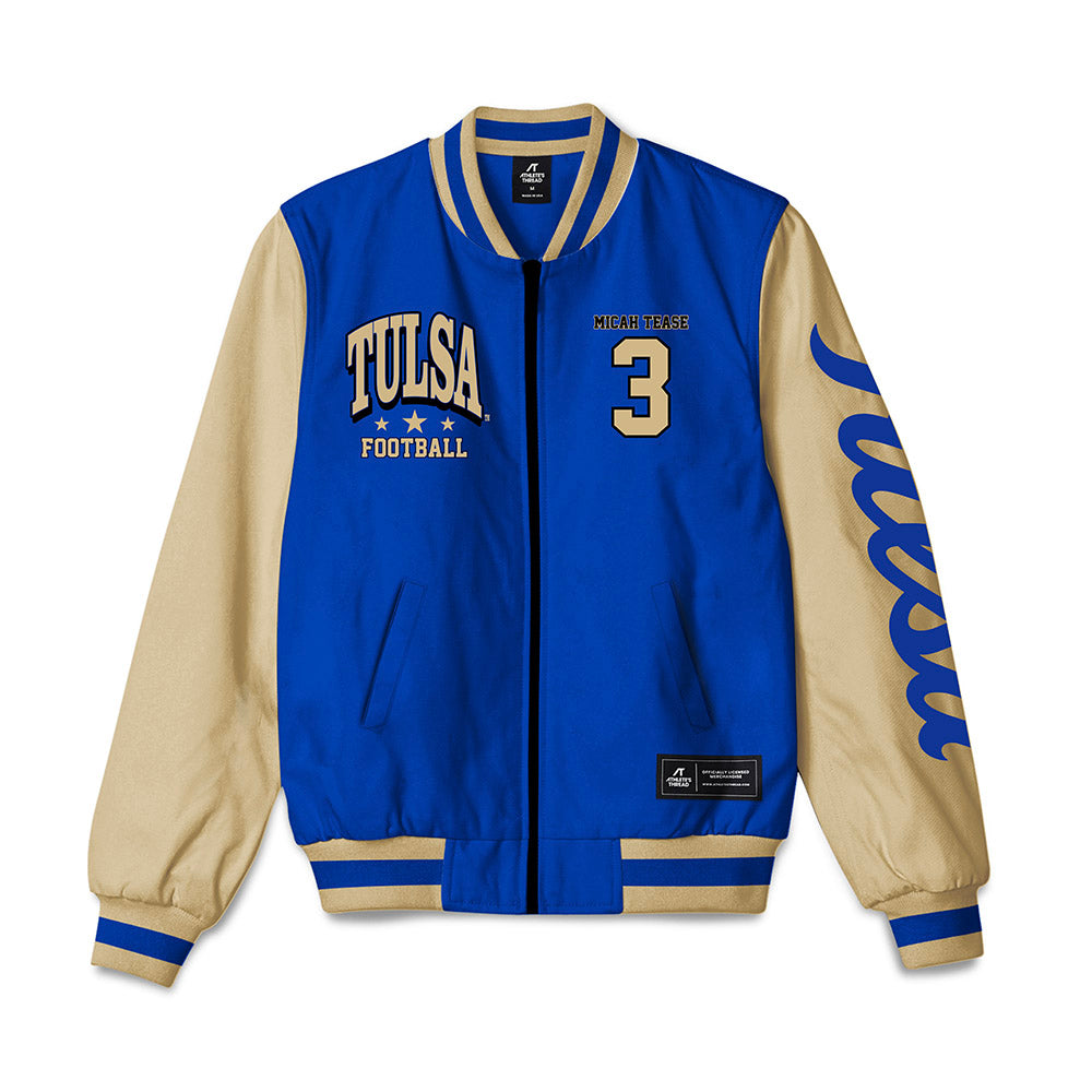 Tulsa - NCAA Football : Micah Tease - Bomber Jacket-0