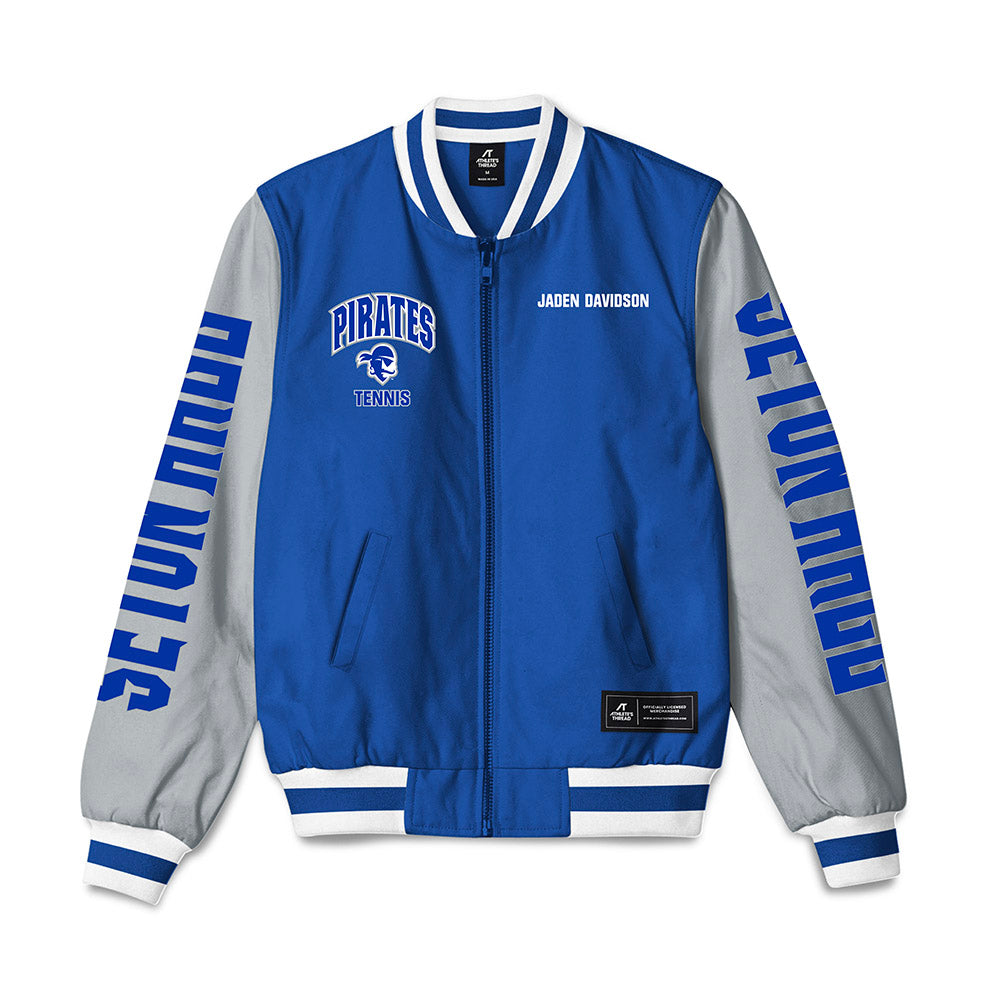 Seton Hall - NCAA Women's Tennis : Jaden Davidson - Bomber Jacket-0