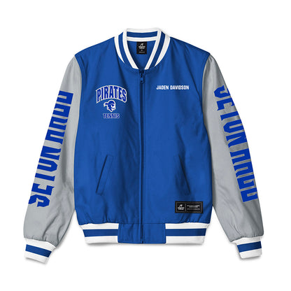 Seton Hall - NCAA Women's Tennis : Jaden Davidson - Bomber Jacket-0