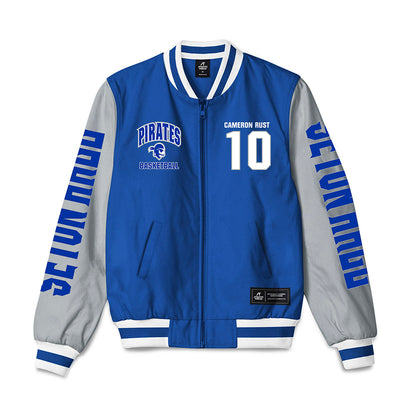 Seton Hall - NCAA Women's Basketball : Cameron Rust - Bomber Jacket-0