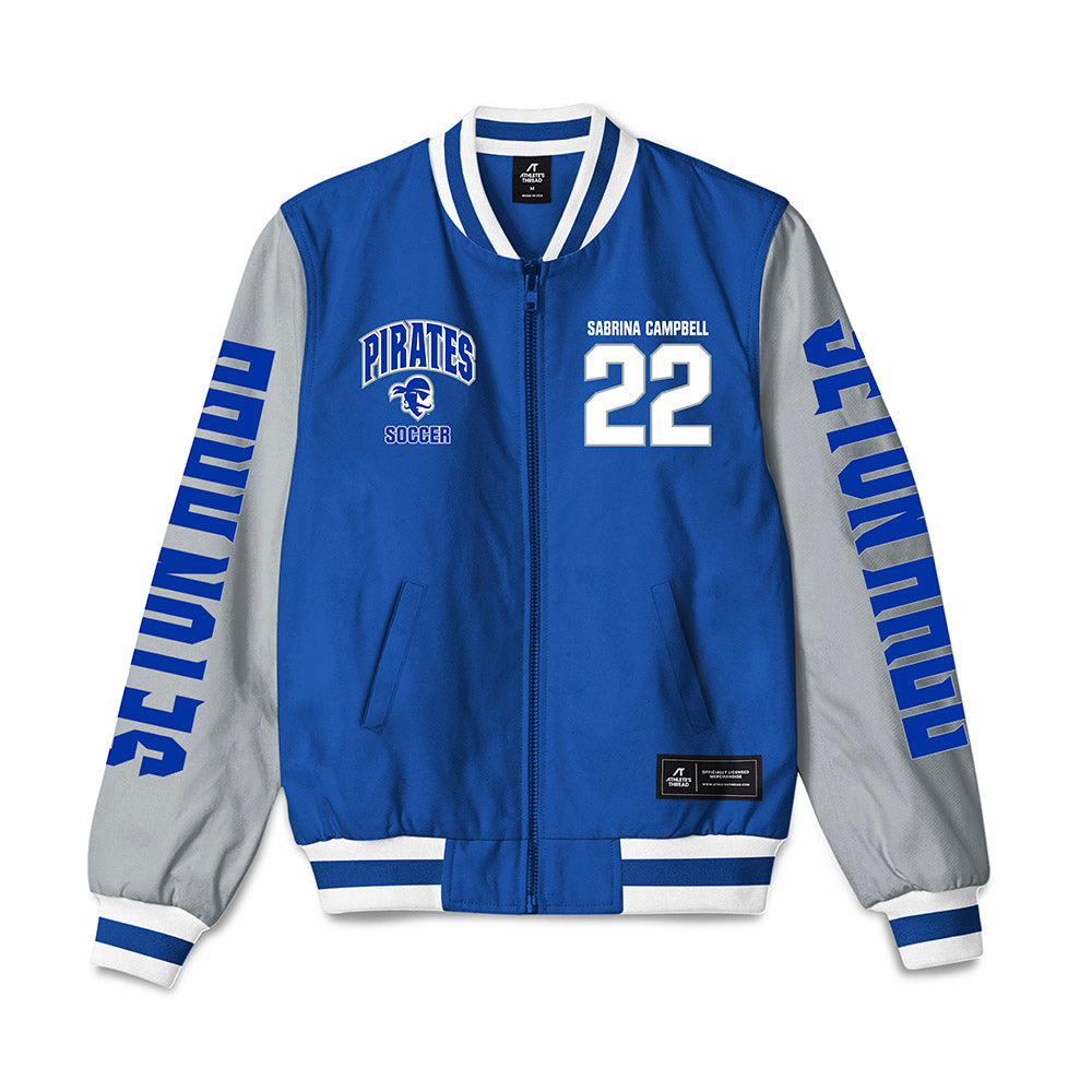Seton Hall - NCAA Women's Soccer : Sabrina Campbell - Bomber Jacket-0