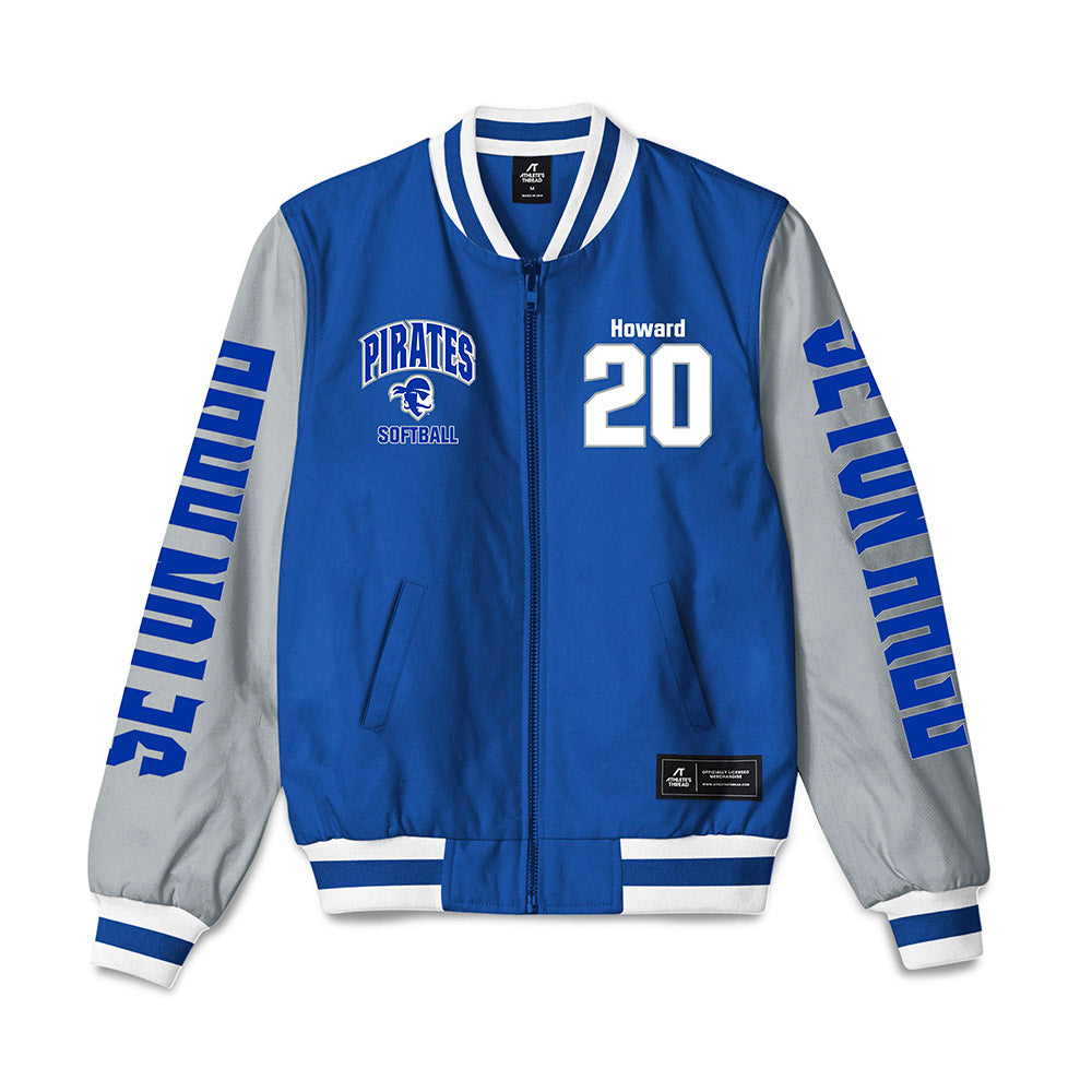 Seton Hall - NCAA Softball : Erin Howard - Bomber Jacket