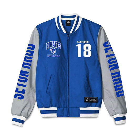 Seton Hall - NCAA Women's Volleyball : Sadie Reich - Bomber Jacket-0