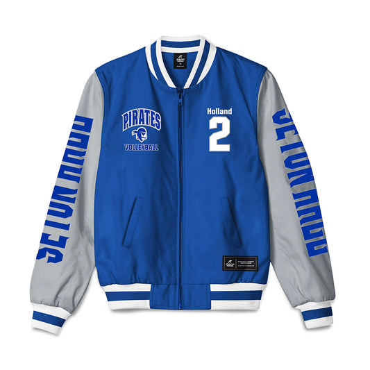 Seton Hall - NCAA Women's Volleyball : Anna Holland - Bomber Jacket