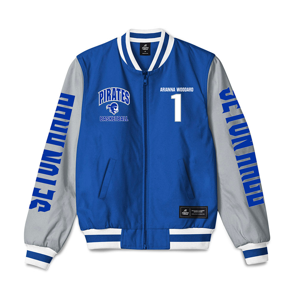 Seton Hall - NCAA Women's Basketball : Arianna Woodard - Bomber Jacket-0