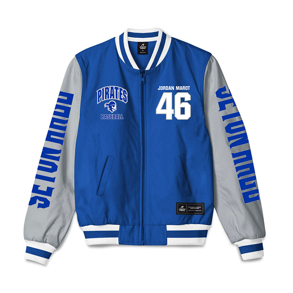 Seton Hall - NCAA Baseball : Jordan Marot - Bomber Jacket-0