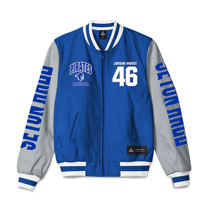 Seton Hall - NCAA Baseball : Jordan Marot - Bomber Jacket-0