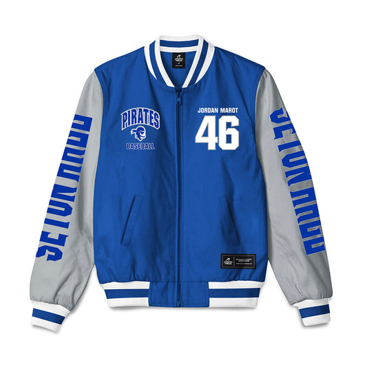 Seton Hall - NCAA Baseball : Jordan Marot - Bomber Jacket-0