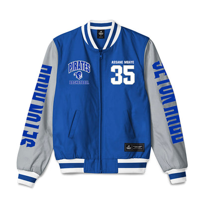 Seton Hall - NCAA Men's Basketball : Assane Mbaye - Bomber Jacket-0