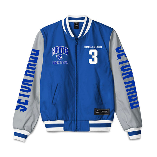 Seton Hall - NCAA Women's Basketball : Natalia Hall-Rosa - Bomber Jacket-0