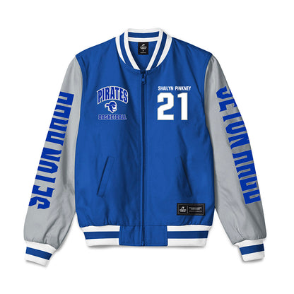 Seton Hall - NCAA Women's Basketball : Shailyn Pinkney - Bomber Jacket-0