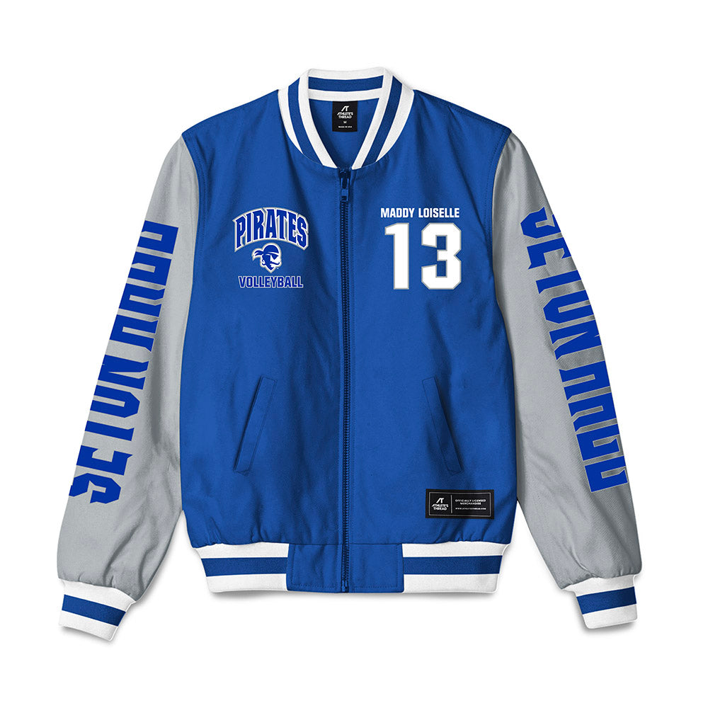 Seton Hall - NCAA Women's Volleyball : Maddy Loiselle - Bomber Jacket-0
