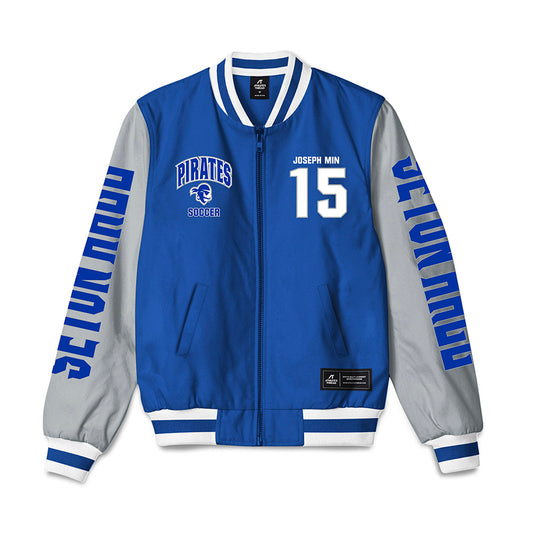 Seton Hall - NCAA Men's Soccer : Joseph Min - Bomber Jacket-0