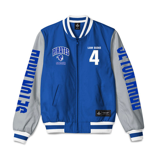 Seton Hall - NCAA Men's Soccer : Liam Guske - Bomber Jacket-0