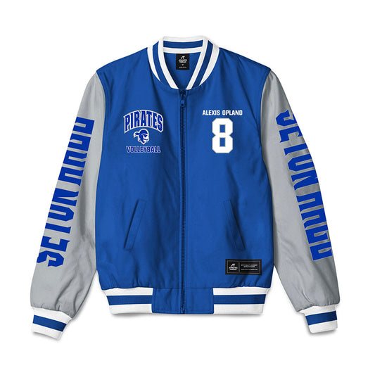 Seton Hall - NCAA Women's Volleyball : Alexis Opland - Bomber Jacket-0