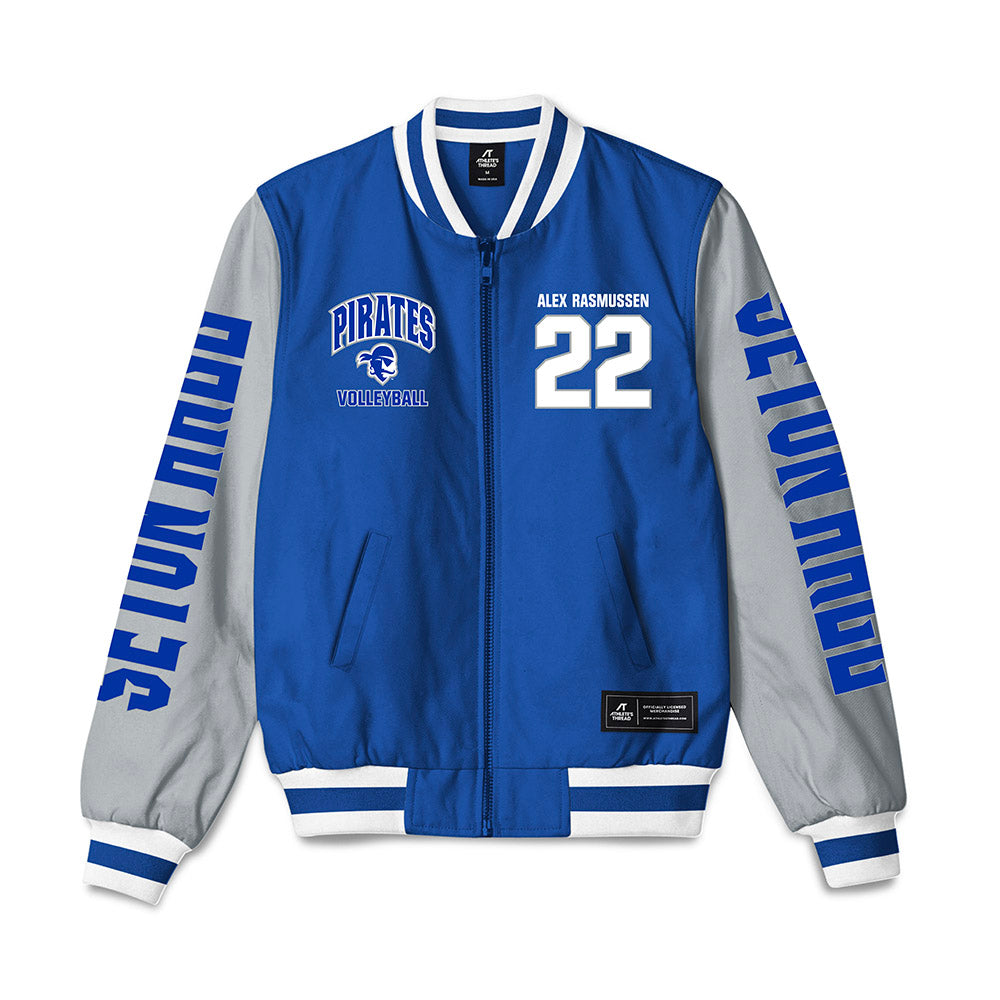 Seton Hall - NCAA Women's Volleyball : Alex Rasmussen - Bomber Jacket-0