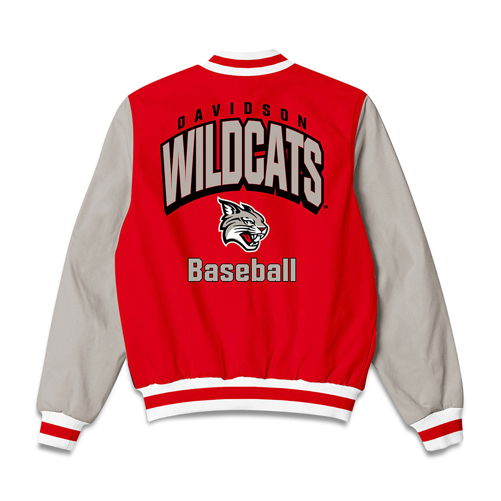 Davidson - NCAA Baseball : Jacob Friend - Bomber Jacket