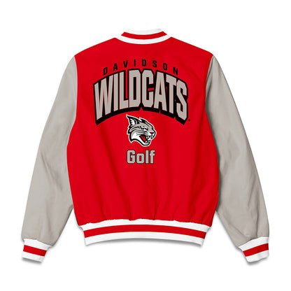 Davidson - NCAA Men's Golf : Price Miller - Bomber Jacket
