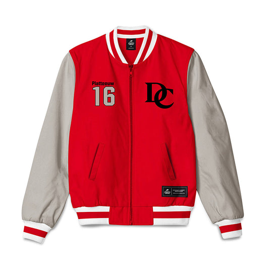 Davidson - NCAA Men's Basketball : Ian Platteeuw - Bomber Jacket-0