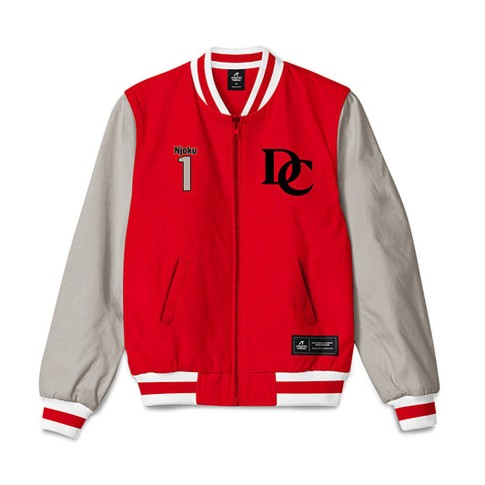 Davidson - NCAA Football : Dominic Njoku - Bomber Jacket