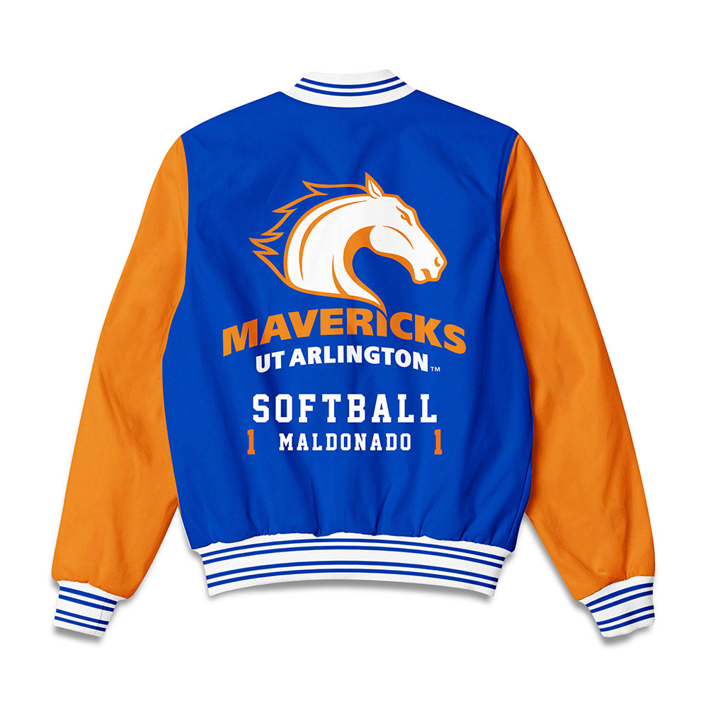 Texas Arlington - NCAA Softball : Talia Maldonado - Bomber Jacket-1
