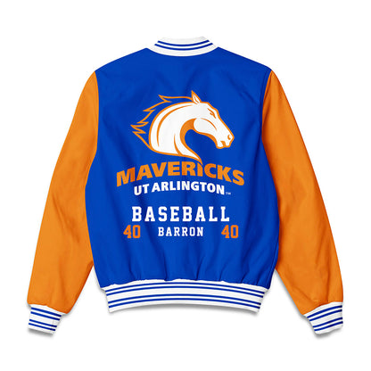 Texas Arlington - NCAA Baseball : Aeden Barron - Bomber Jacket-1