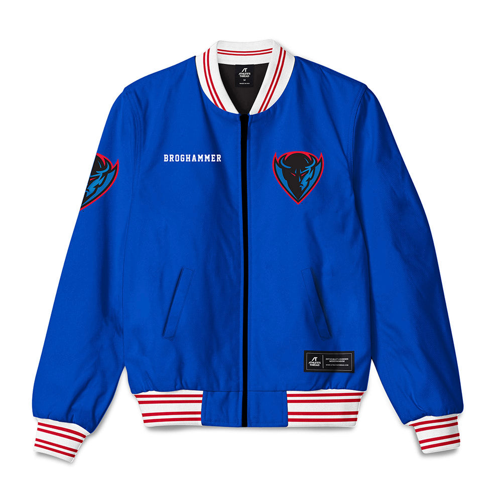 DePaul - NCAA Men's Track & Field : Jack Broghammer - Bomber Jacket-0