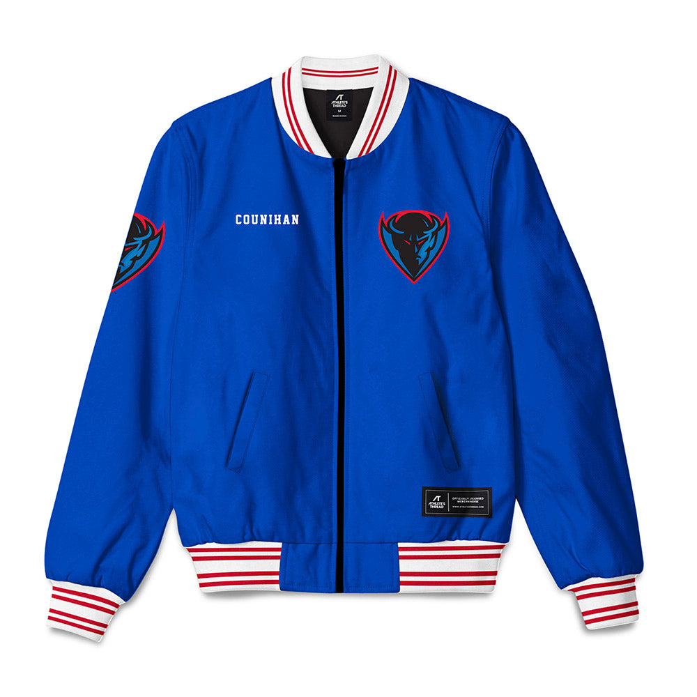 DePaul - NCAA Men's Track & Field : Bryce Counihan - Bomber Jacket-0
