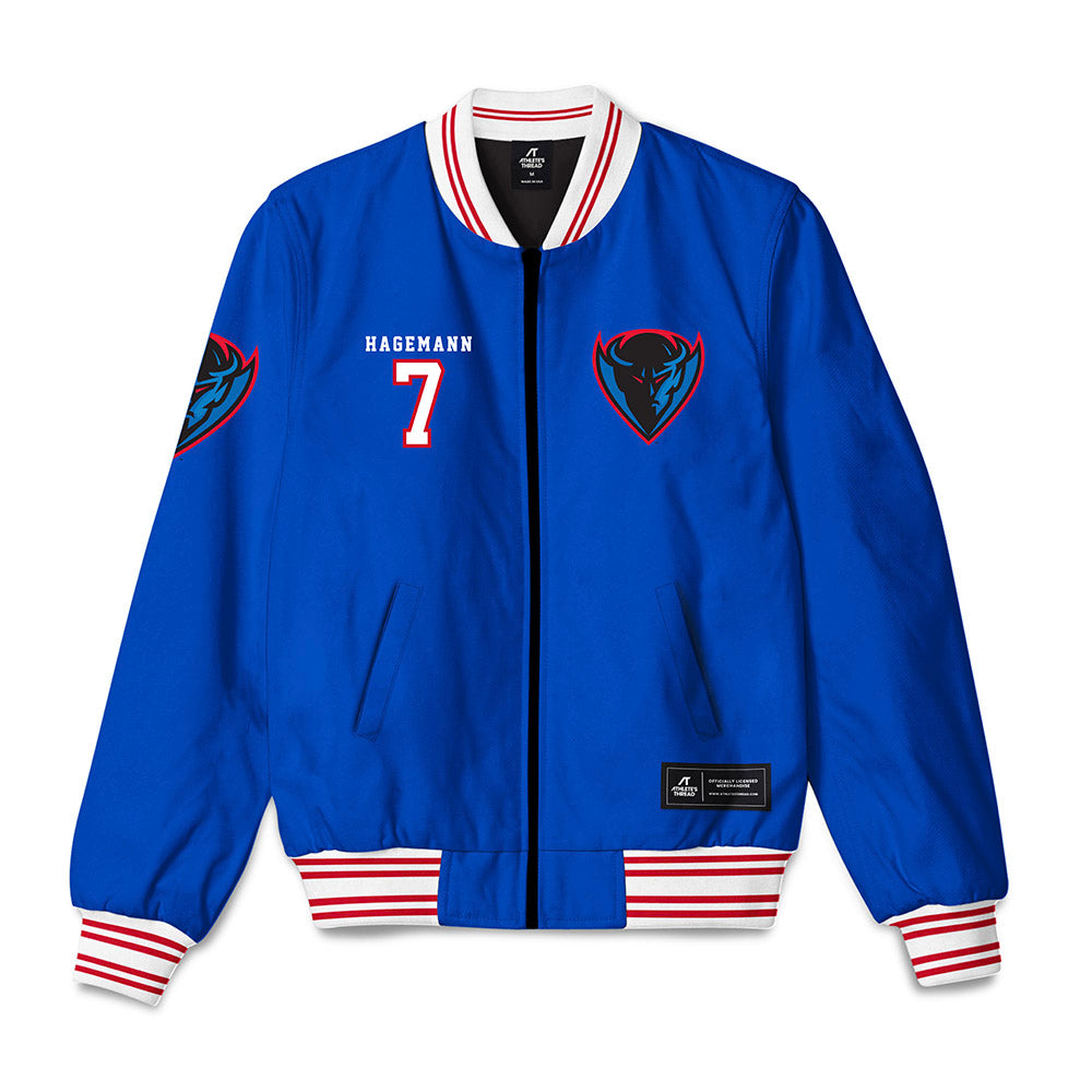 DePaul - NCAA Women's Basketball : Devin Hagemann - Bomber Jacket-0