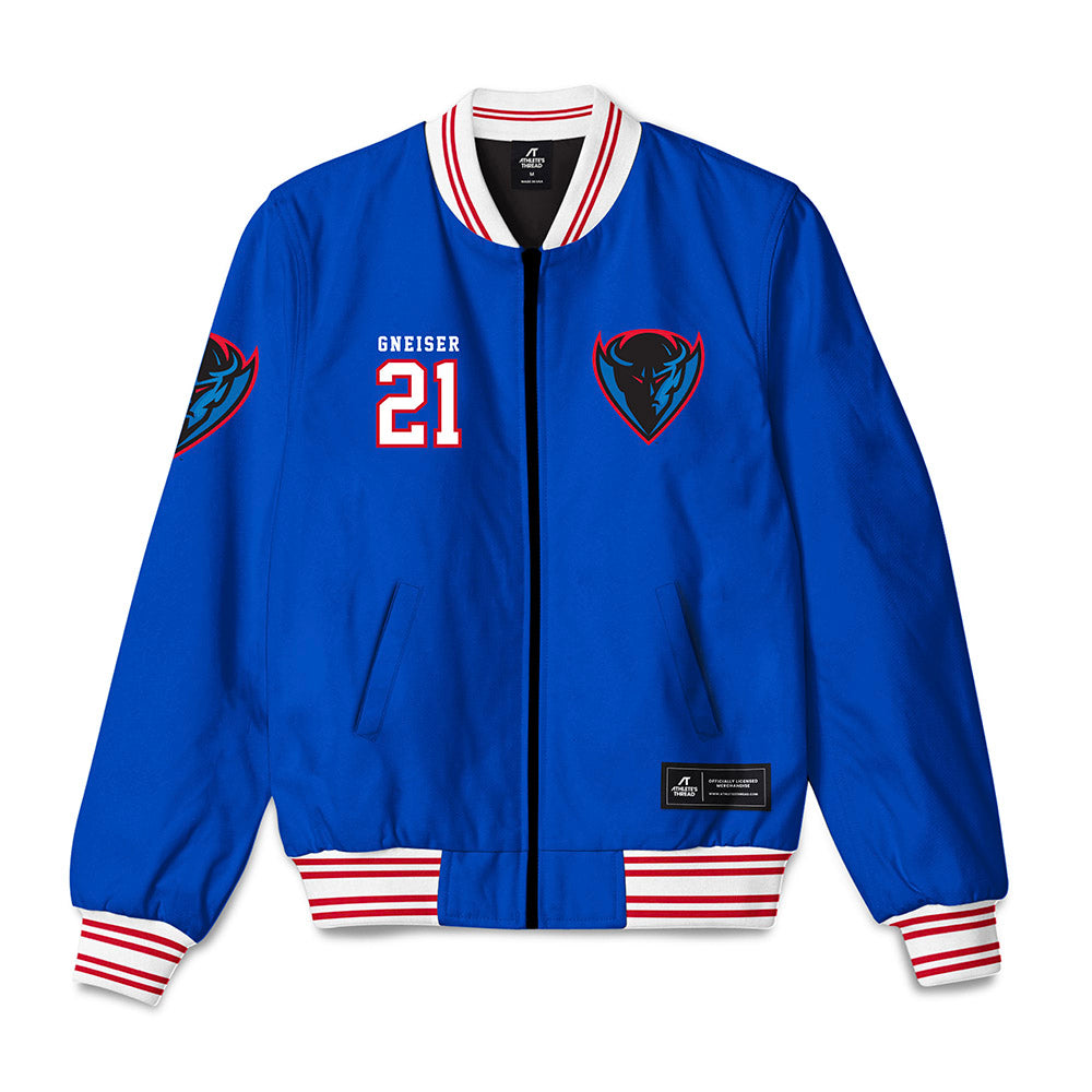 DePaul - NCAA Men's Golf : Billy Gneiser - Bomber Jacket-0