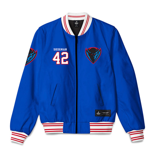 DePaul - NCAA Men's Basketball : David Skogman - Bomber Jacket