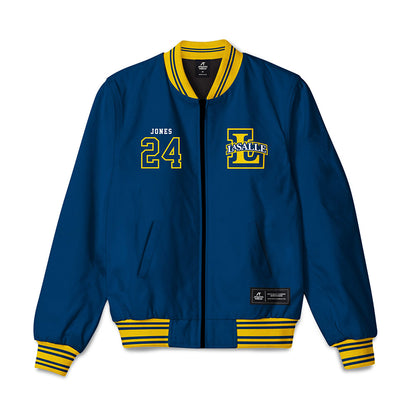 La Salle - NCAA Men's Basketball : Deuce Jones - Bomber Jacket-0