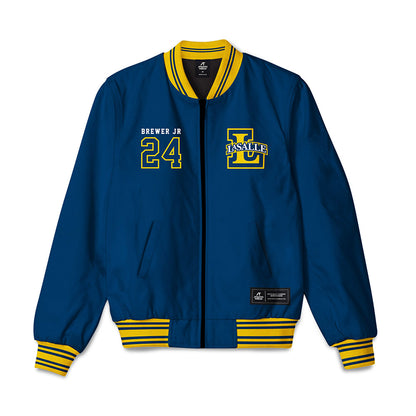 La Salle - NCAA Men's Basketball : Jerome Brewer Jr - Bomber Jacket-0