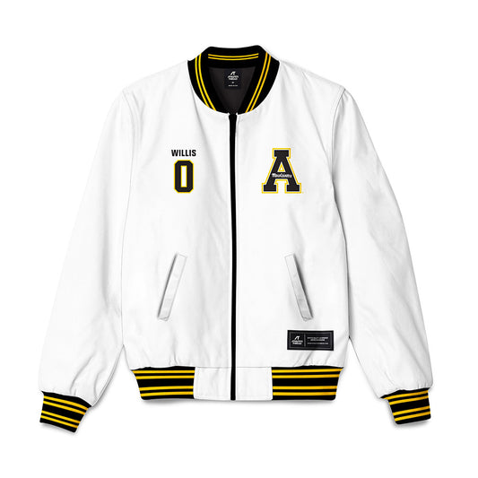 App State - NCAA Football : Jaelin Willis - Bomber Jacket-0